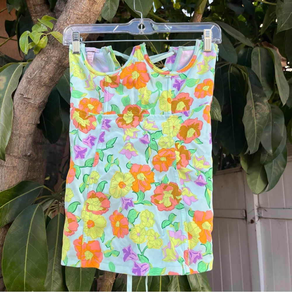 Savage X Fenty FREE SPIRIT FLORAL CUPLESS CORSET. - Picture 6 of 16
